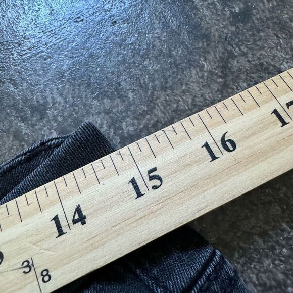 No Boundaries Women's Button Fly High Rise Skinny Jeans Black Size 13 - Picture 9 of 14